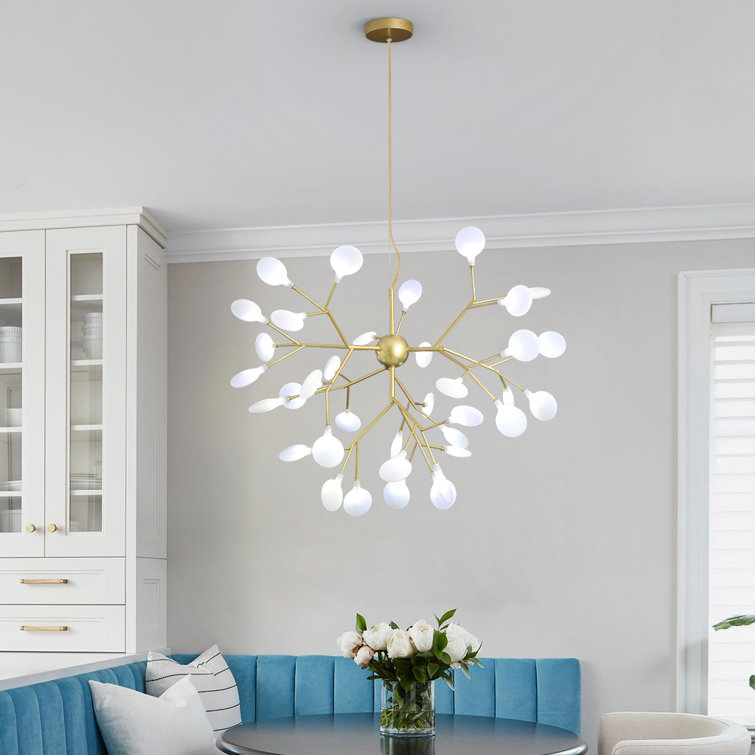 Sputnik chandelier living on sale room